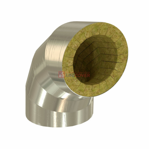  Отвод ламельного цилиндра UNICOVER®  SW-250/300 ALU RF (армированная фольга)